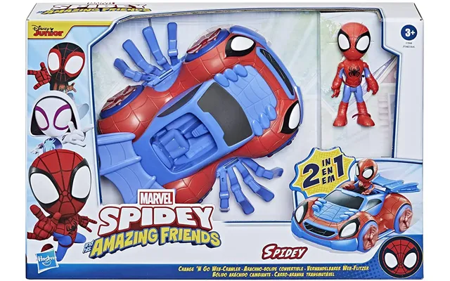Marvel Spidey And His Amazing Friends   2-in-1 Change 'n Go Web-crawler