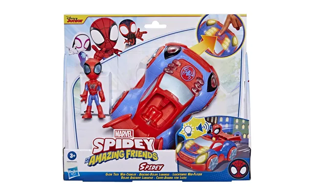 Marvel Spidey And His Amazing Friends Glow Tech Web Crawler - Spidey