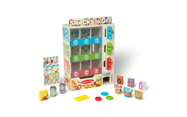Melissa & Doug Wooden Vending Machine Playset