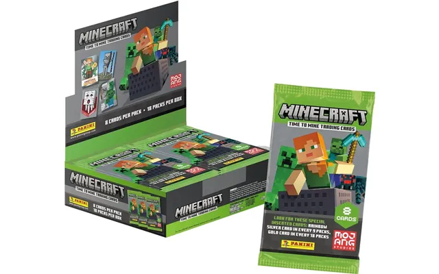 Minecraft Time To Mine Trading Cards 18 Packs Box Set