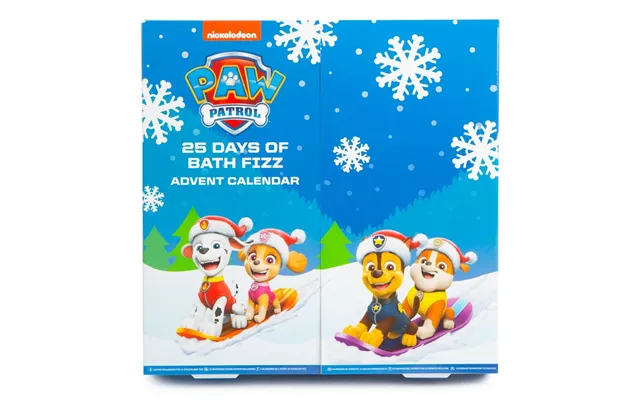 Paw Patrol 25 Days Of Bath Fizz Advent Calendar