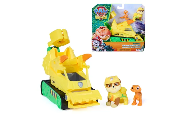 Paw Patrol The Dino Movie Themed Vehicle - Rubble