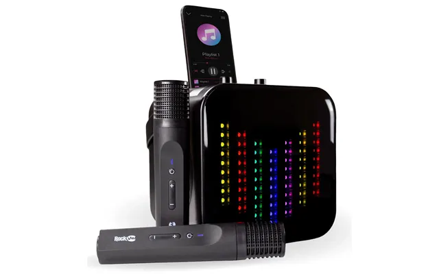 Pdt Rockjam Karaoke Machine With Two Wireless Microphones