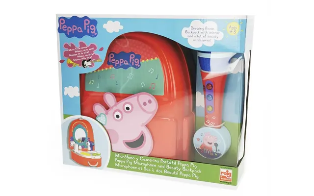 Peppa Pig Microphone And Beauty Backpack