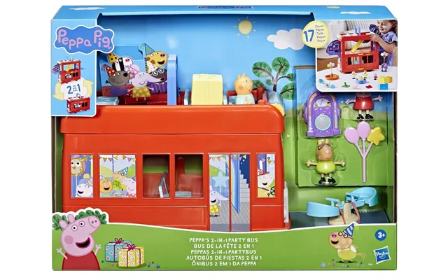 Peppa Pig Peppa’s 2-in-1 Party Bus
