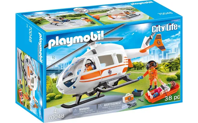 Playmobil 70048 City Life Rescue Helicopter