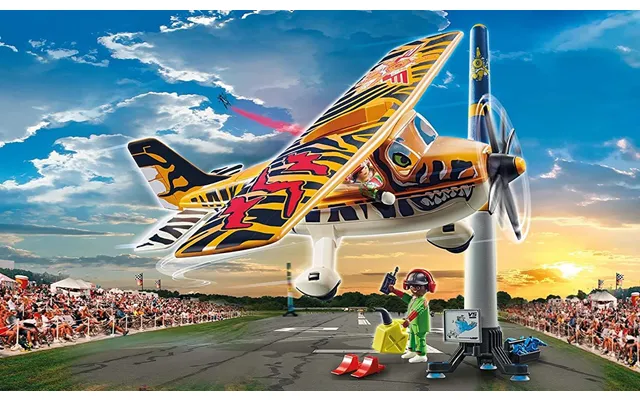 Playmobil Air Stunt Show Tiger Propeller Plane 70902