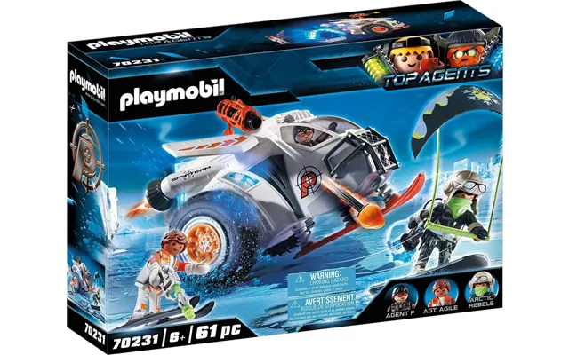 Playmobil Top Agents V Spy Team Snow Glider 70231