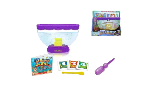 Sea Monkeys Purple Light Up Ocean Treasure Tank