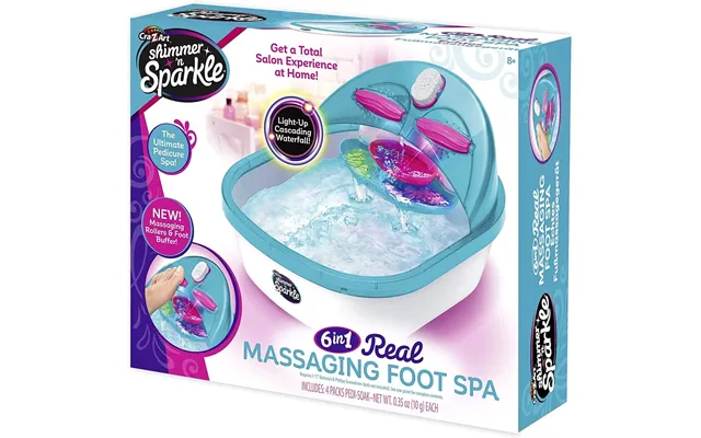 Shimmer N Sparkle 6-in-1 Real Massaging Foot Spa