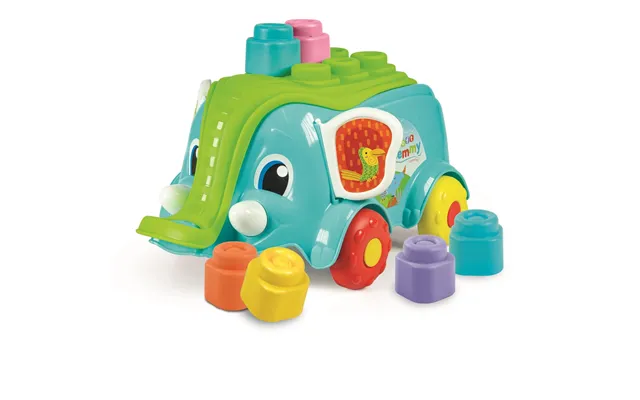 Soft Clemmy Baby Elephant Wagon