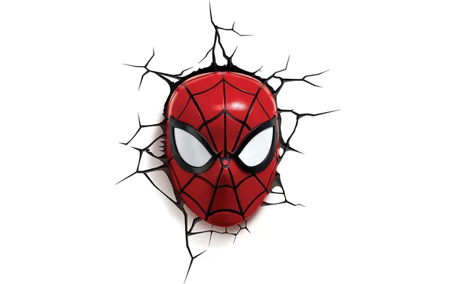 Spiderman Face 3d Wall Light