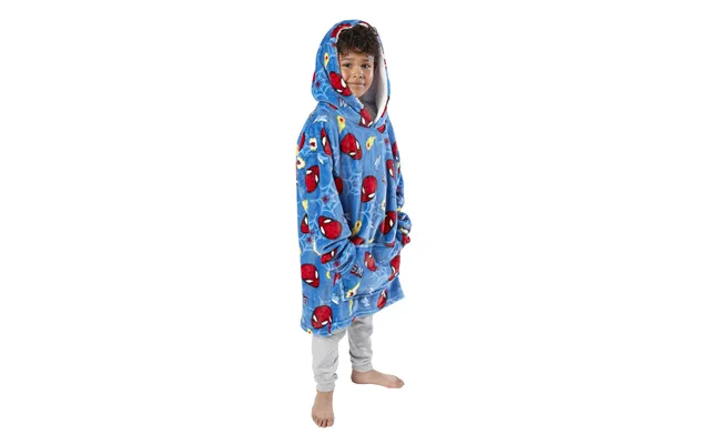 Spiderman Webs Hooded Blanket
