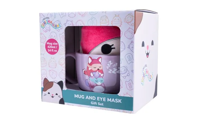 Squishmallows Mug & Eye Mask Gift Set