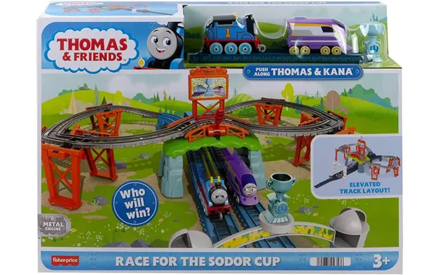 Thomas & Friends Race For The Sodor Cup Metal Engines Train Track Set