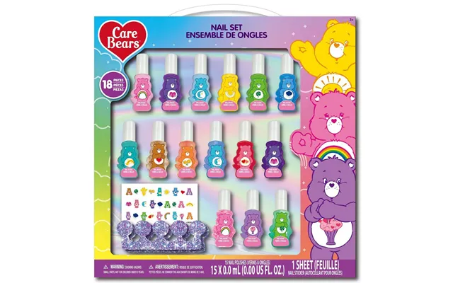 Townley Care Bears 18 Piece Nail Polish Set