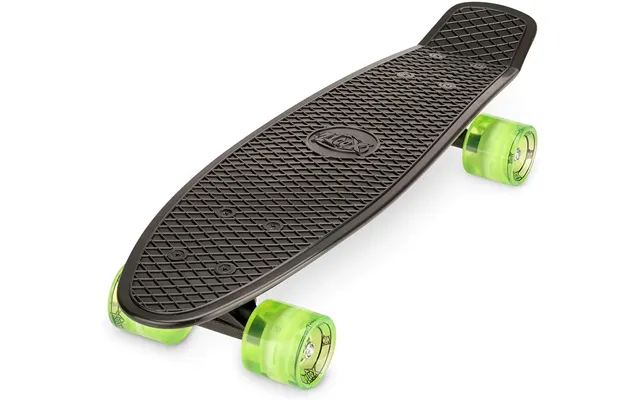 Xootz 22 Black Skateboard With Led Light Up Wheels