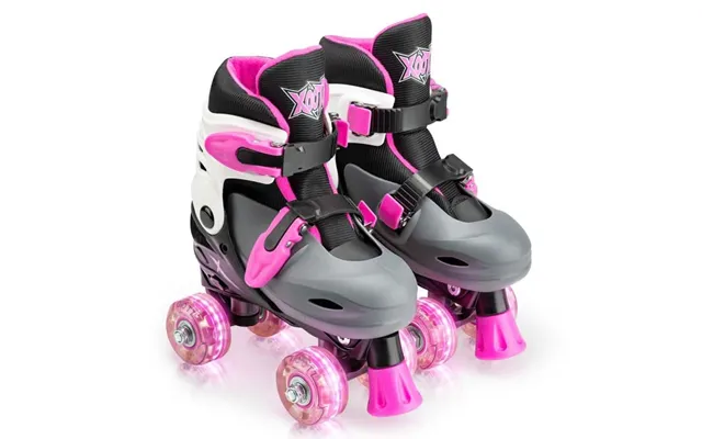 Xootz Quad Led Pink Skates - Medium