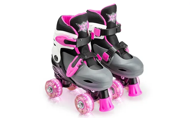 Xootz Quad Led Skates - Pink Small
