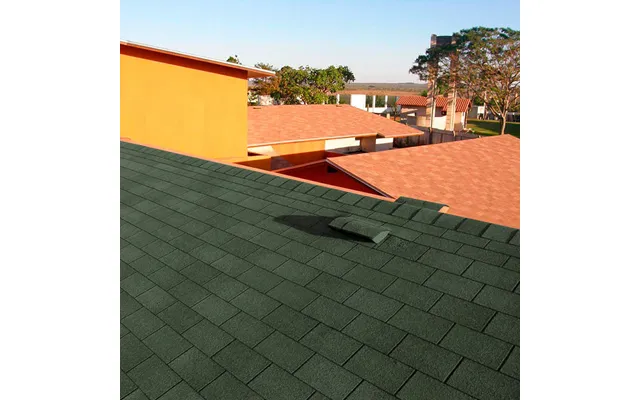 18 Pcs Self Adhesive Asphalt Shingles Bitumen Roofing Green