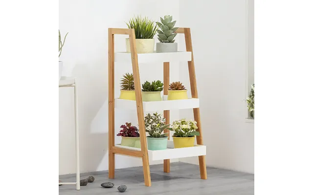 3-tier Ladder Shelf H75cm Bathroom Shelving Unit