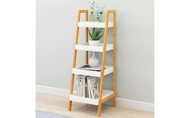4-tier Ladder Shelf H75cm Bathroom Shelving Unit