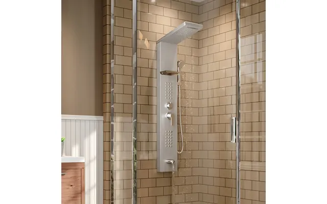 5 In 1 Shower Tower Silver 20 X 134.8cm