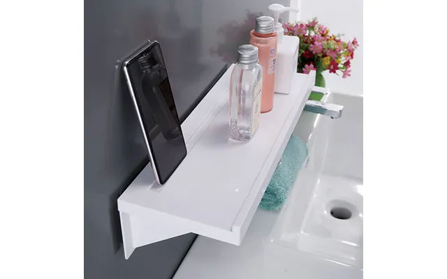 Bathroom Shower Caddy White Abs Wall Shelf