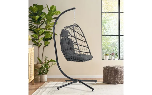 Hanging Chair With Stand And Cushion