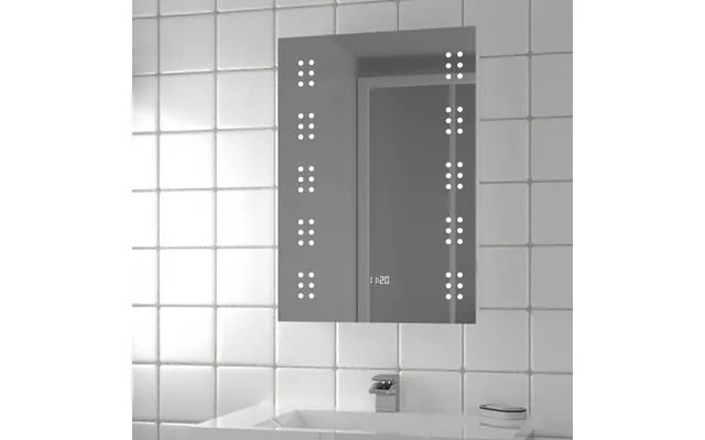 Led Bathroom Mirror With Shaver Socket 50x70cm