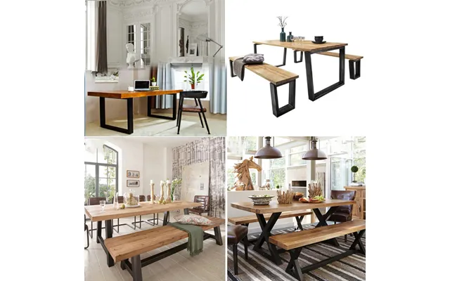 Set Of 2 Metal Table Bench Legs Frames A-frame Steel Base Stands 35x40cm