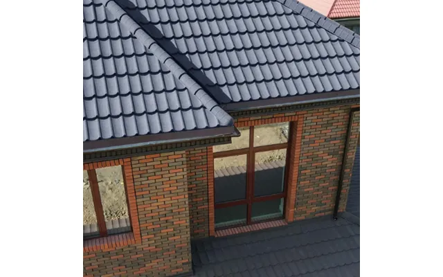 Tudor Tile Stone Coated Metal Roofing Shingles 5pcs