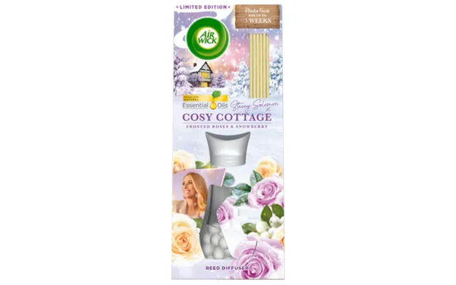 Airwick Cosy Cottage Frosted Roses & Snowberry Reed Diffuser 33ml product image