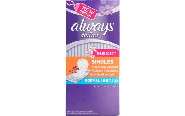 Always Fresh Scent Dailies Normal 20 Pcs product image