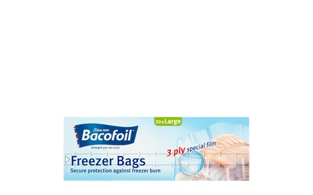 Bacofoil 3 Ply Special Film Freezer Bags Large - 20 Pcs product image
