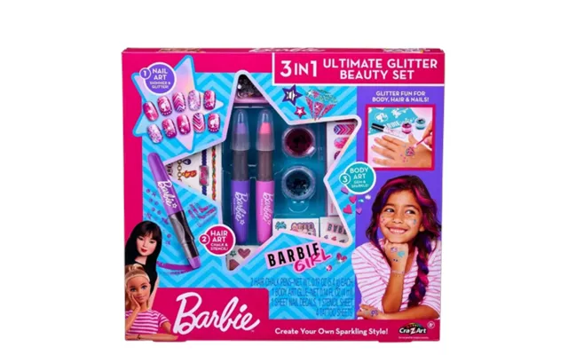 Barbie 3-in-1 Ultimate Glitter Beauty Set product image