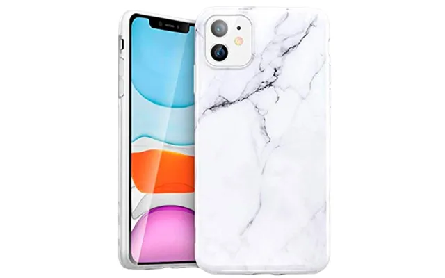 Basicplus Iphone 12 Cover - White Marble