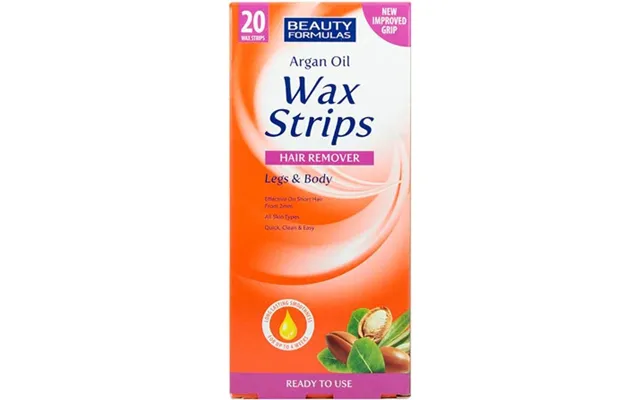 Beauty Formulas Argan Oil Wax Strips - 20 Pcs product image