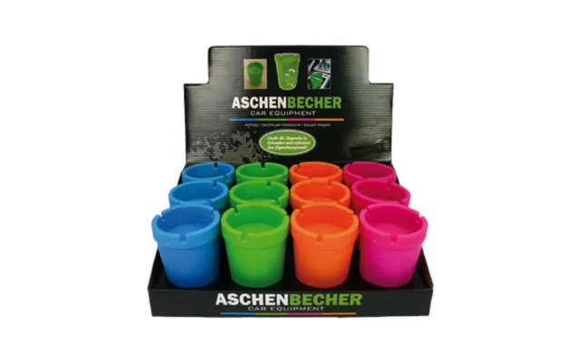 Car Ashtray 11x8cm - Assorted