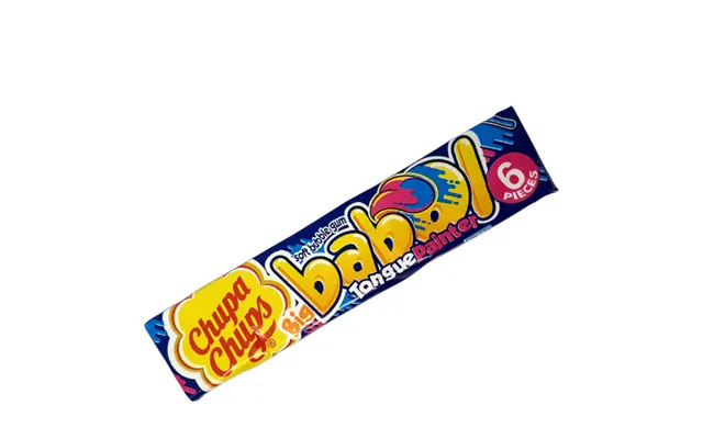 Chupa Chups Big Babol Tongue Painter Soft Bubble Gum - 6 Pcs