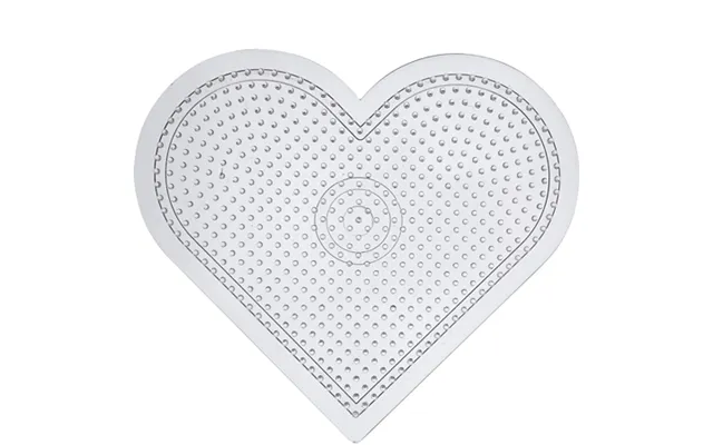 Creotime Transparent Heart Bead Plate - 15x18cm product image