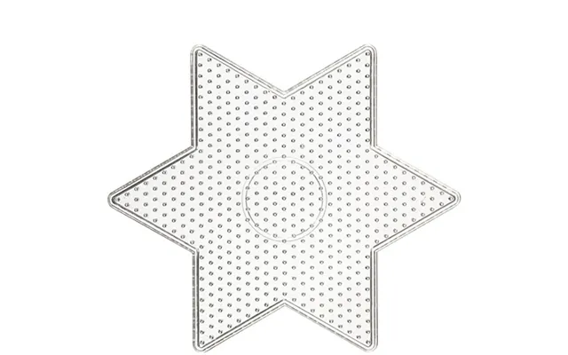Creotime Transparent Star Bead Plate - 15x15cm product image