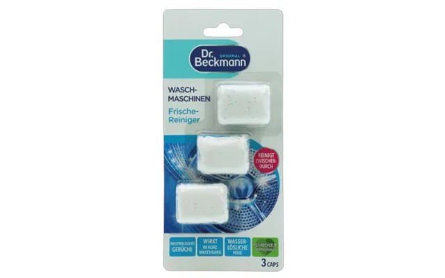 Dr. Beckmann Washing Machine Freshener Cleaner Capsules - 3 Pcs