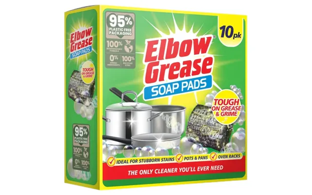 Elbow Grease Heavy Duty Cleaning Soap Pads - 10 Pcs product image