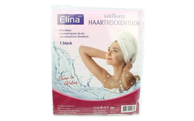 Elina Microfibre Hair Towel - 1 Piece. product image