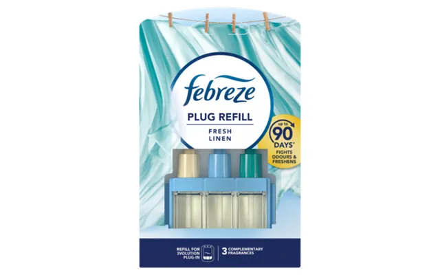 Febreze Fresh Linen Plug In Air Freshener Refill - 3 X 20 Ml product image
