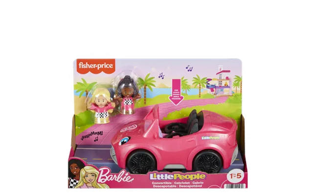 Fisher-price Little People Barbie Convertible Car With Figures product image
