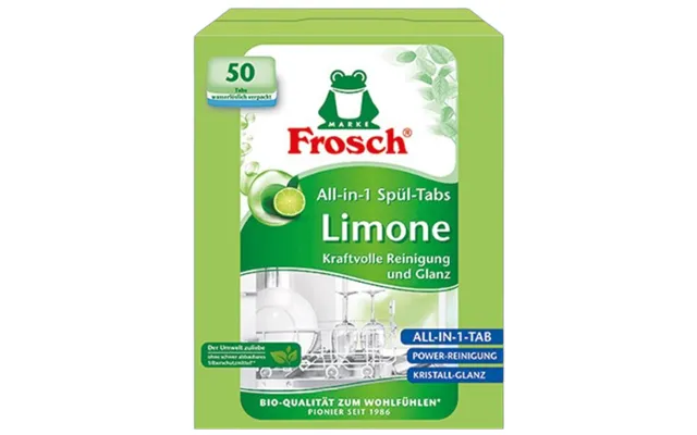 Frosch Lemon All-in-1 Dishwasher Tablets - 50 Pcs