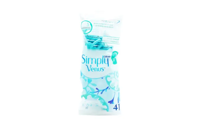 Gillette Simply Venus Disposable Scrapers - 4 Pcs product image