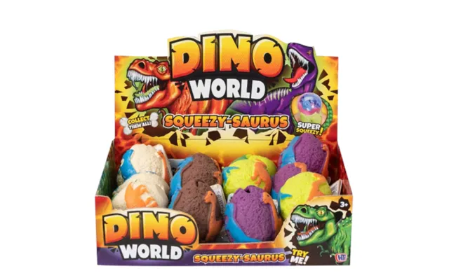 Hti Dino World Squeezy Saurus Dinosaur Egg Toy product image